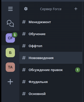 Чаты и сообщества